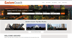 Desktop Screenshot of easterncoach.com